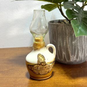 Original Bronte Yorkshire Liqueur Jug Mini with Glass Hurricane Shade Faux Decor